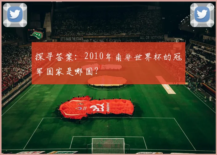 探寻答案：2010年南非世界杯的冠军国家是哪国？